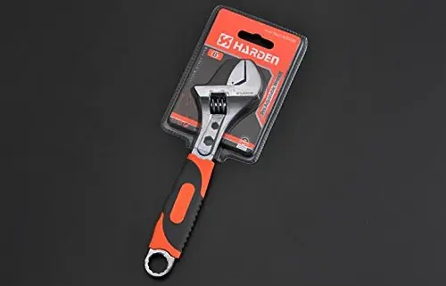 Adjustable Wrench (Rubber Grip) 8" Harden